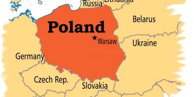 폴란드의 수도 지도