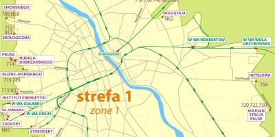 바르샤바의 영역 1 맵