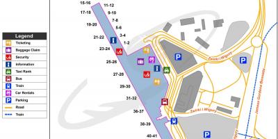 바르샤바 터미널 지도