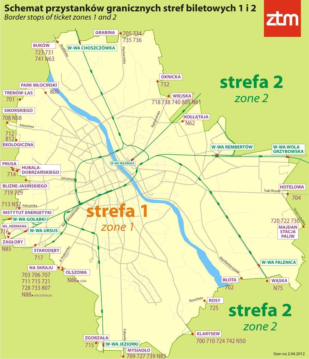 바르샤바의 영역 1 맵